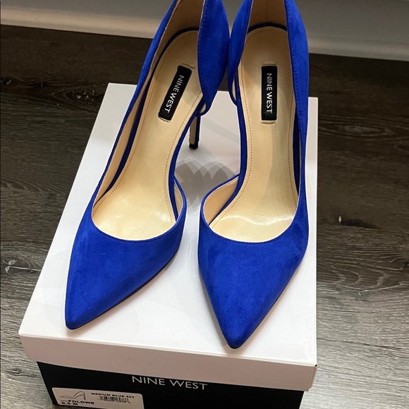 Nine West Shoes - Nine West Cobalt Blue Pointed-Toe Stiletto Pumps